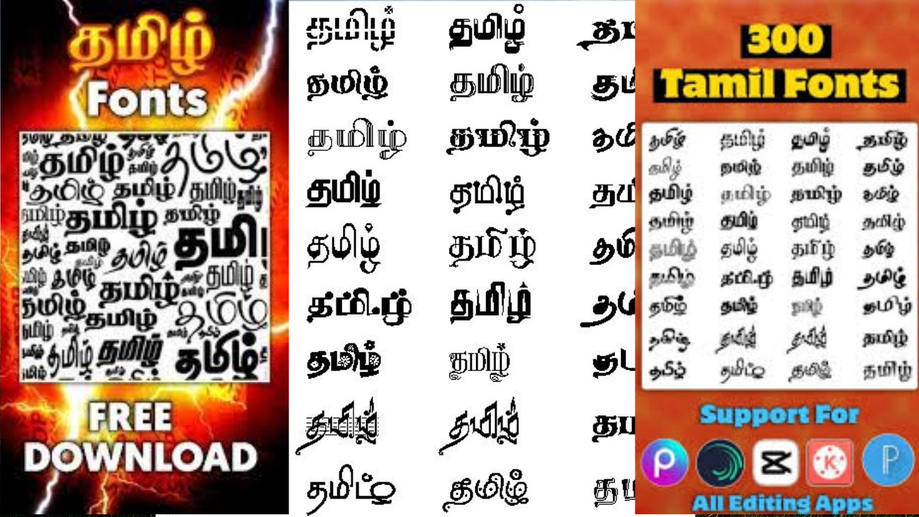 Best Stylist Tamil Fonts