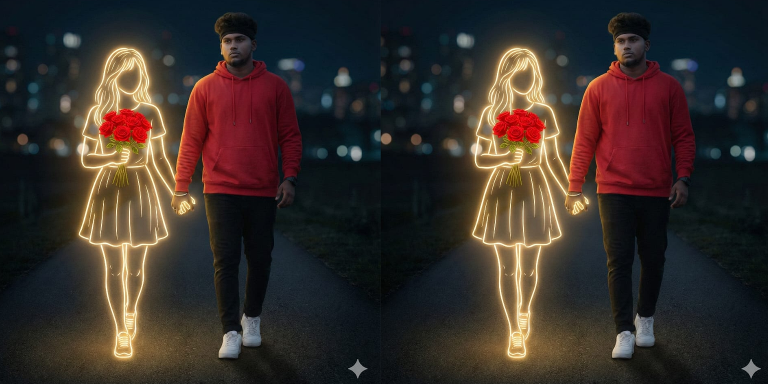 Cinematic Slow-Motion Romantic Video Gemini Prompt