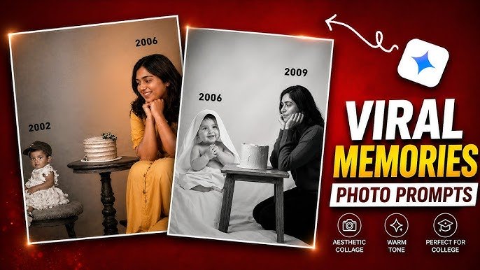 Instagram Trending Childhood & Present Ai Photo Gemini Prompt 