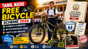 Tamil Nadu Free Bicycle Scheme 2026: Eligibility, Benefits, Bicycle Insurance & Theft Claim Guide