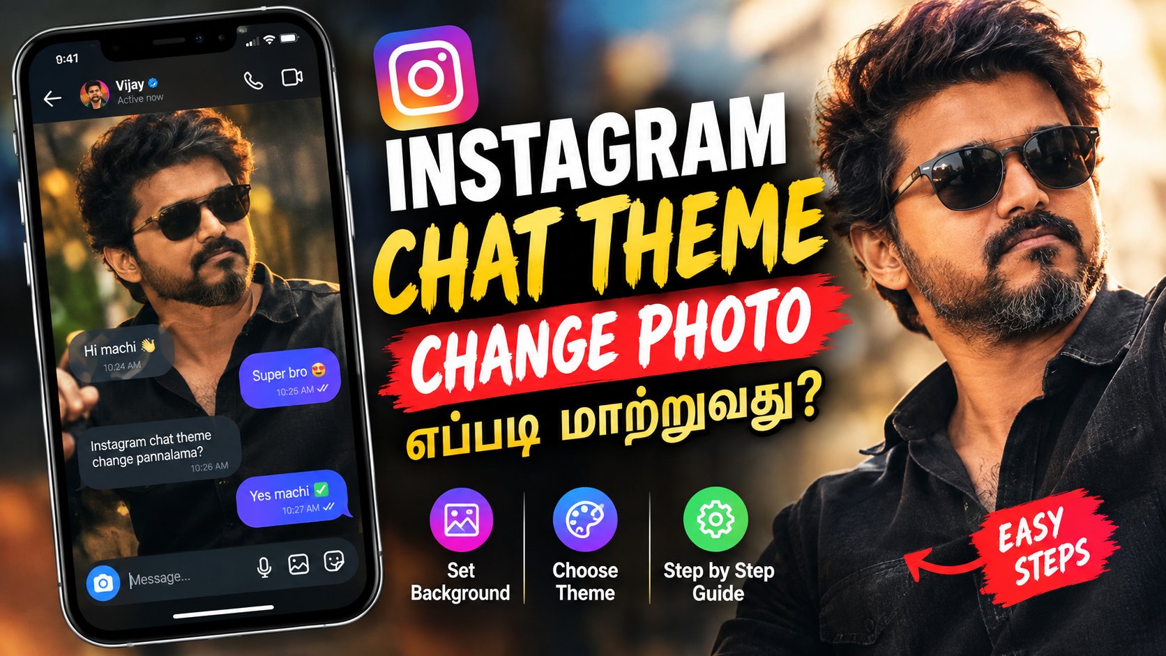 How to Change Instagram Chat Theme and Background